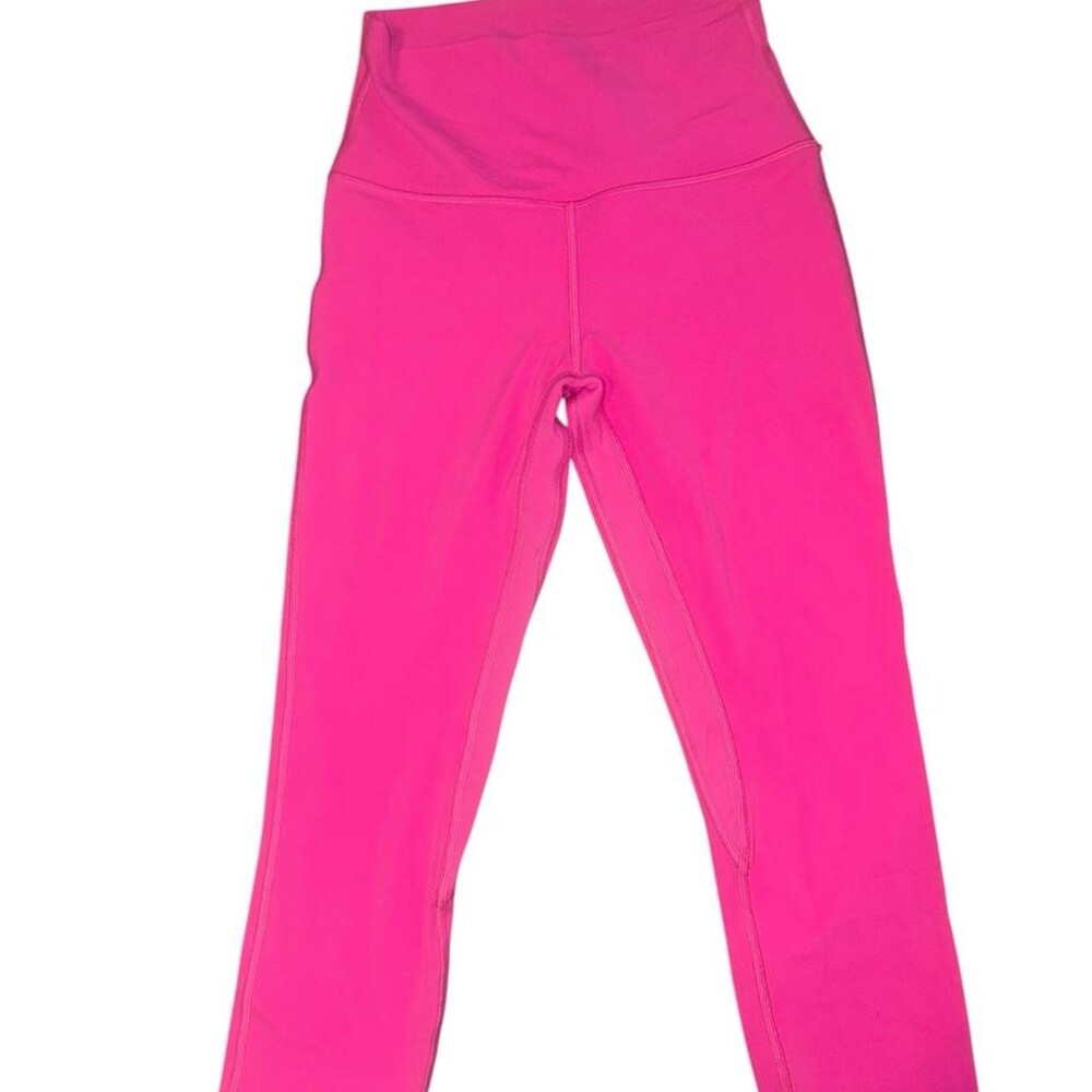 Lululemon Align High Rise 25" Capri Leggings in Hot Pink